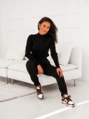 Damen-Jogginghose mit Nähten, schwarz FI732 – Online-Shop – Boutique